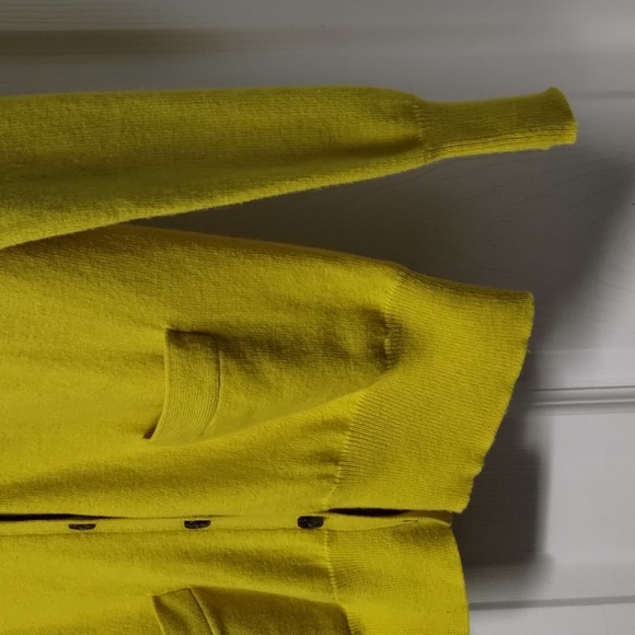 JCP CASHMERE BLEND WOMEN SWEATER CARNIGAN TOP SIZE M - Picture 4 of 5